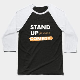 Stand up comedy XNovaOnyx | ornament design Baseball T-Shirt